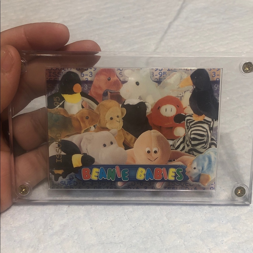 Ty Beanie Babies Collector Display Card - Multicolored Plush Characters